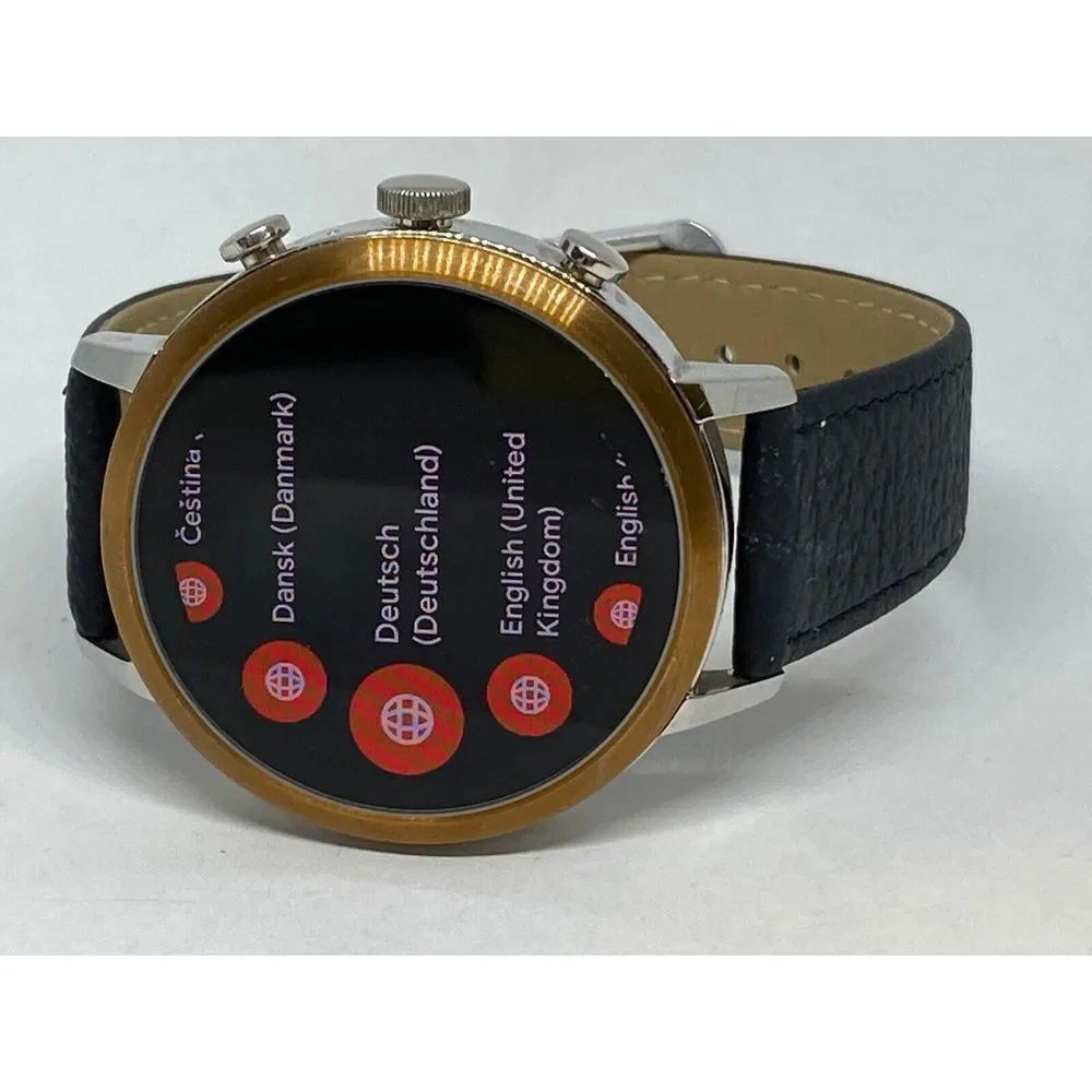 Fossil Gen 4 Authentic Digital Dial Smart Watch Custom Band FTW6016 DC178